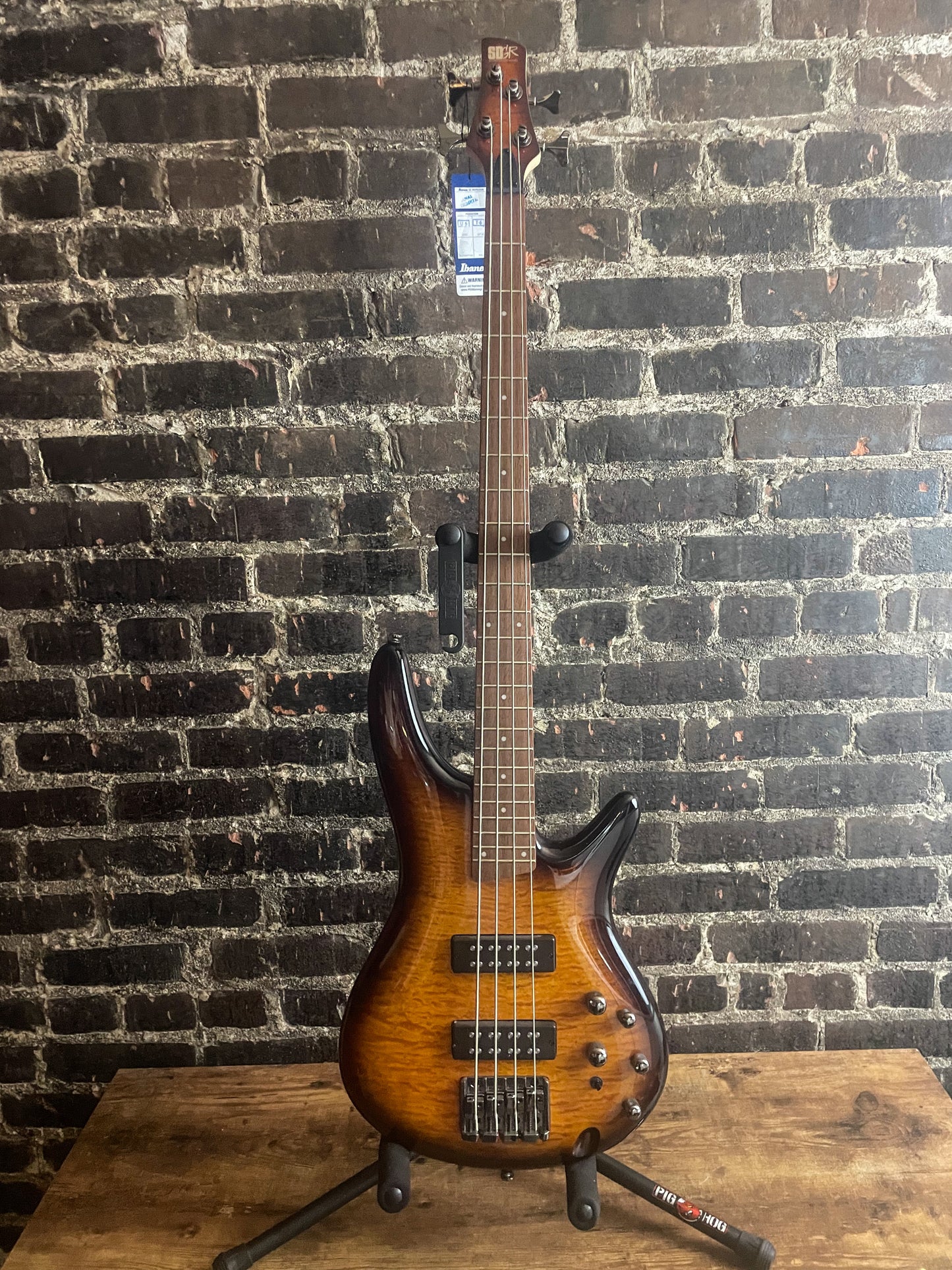 Ibanez Standard SR400EQM Bass Guitar - Dragon Eye Burst