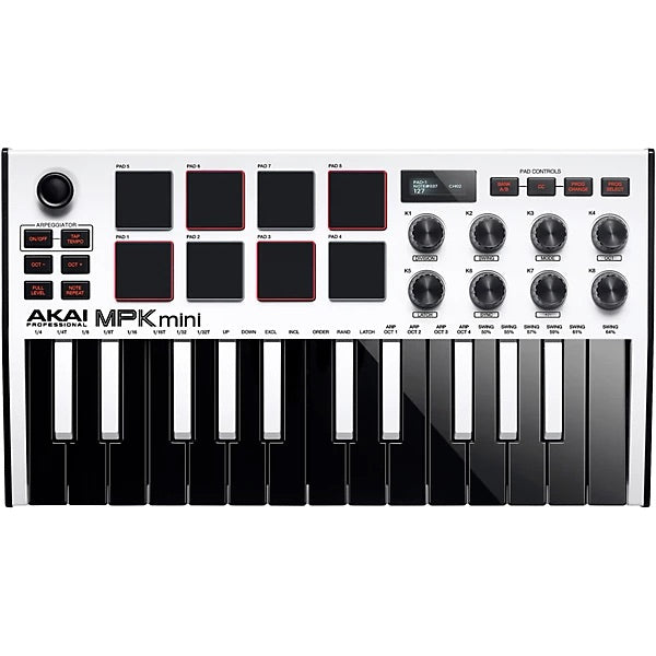 Akai Professional MPK Mini MK III Limited Edition White 25-key Keyboard Controller