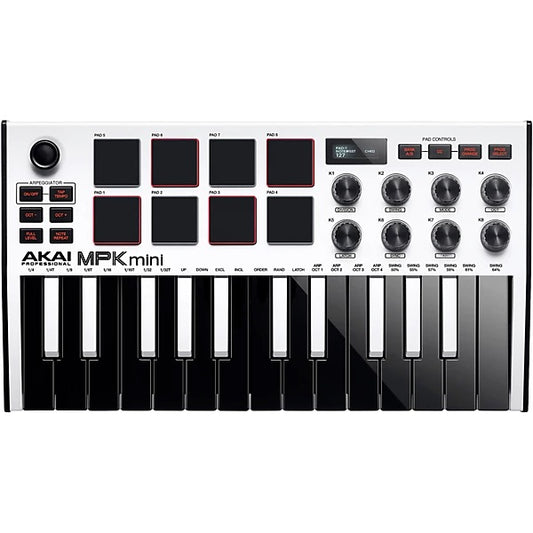 Akai Professional MPK Mini MK III Limited Edition White 25-key Keyboard Controller