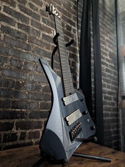 Ibanez Alpha A527 Multi-Scale 7-String Electric Guitar - Iron Pewter