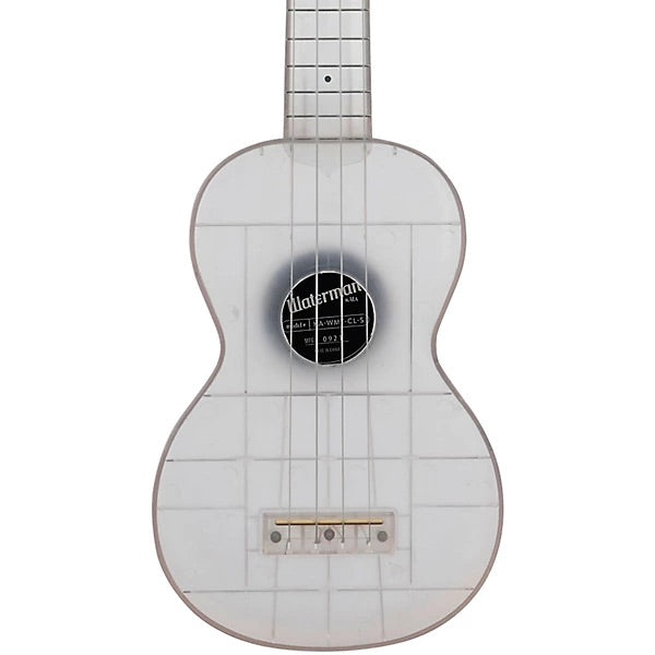 Kala KA-WMT Soprano Waterman Ukulele Transparent Frosted Glass