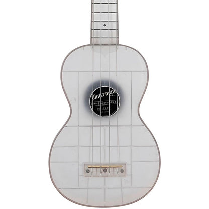 Kala KA-WMT Soprano Waterman Ukulele Transparent Frosted Glass