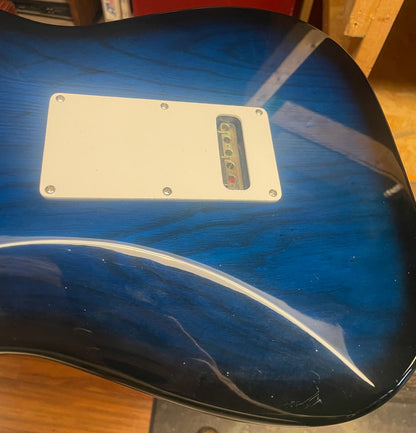 2015 Left Handed G&L Tribute Legacy- Electric Guitar Blue Burst (USED)
