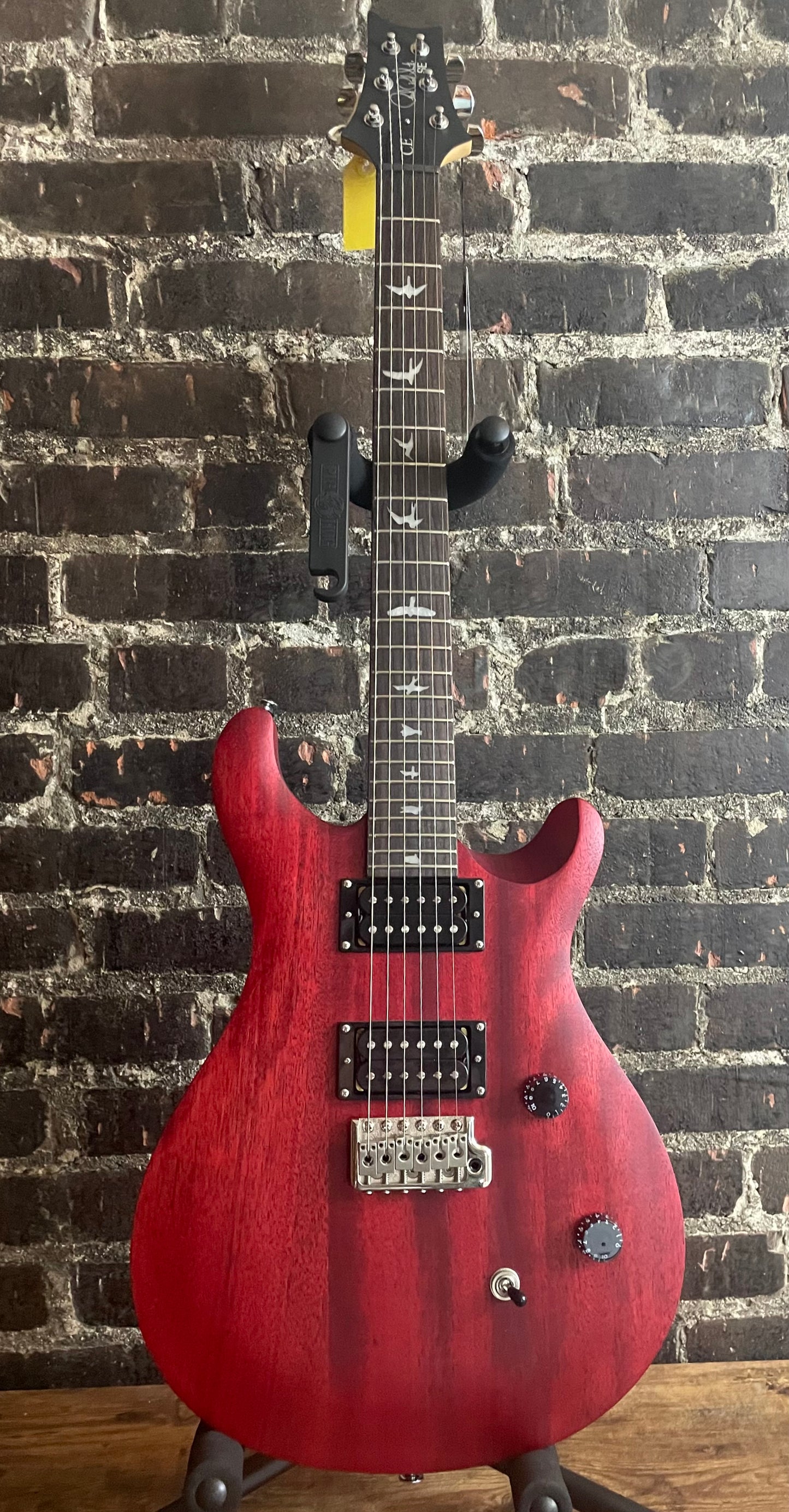 PRS SE CE 24 Standard Satin Electric Guitar- Vintage Cherry Satin