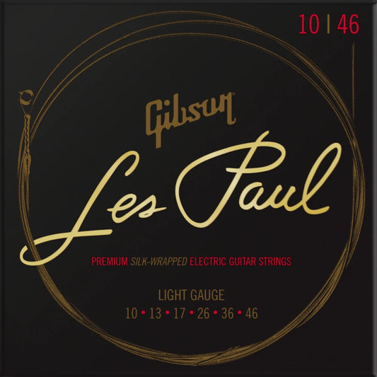 Gibson SEG-LES10 Les Paul Premium Electric Guitar Strings, 10-46