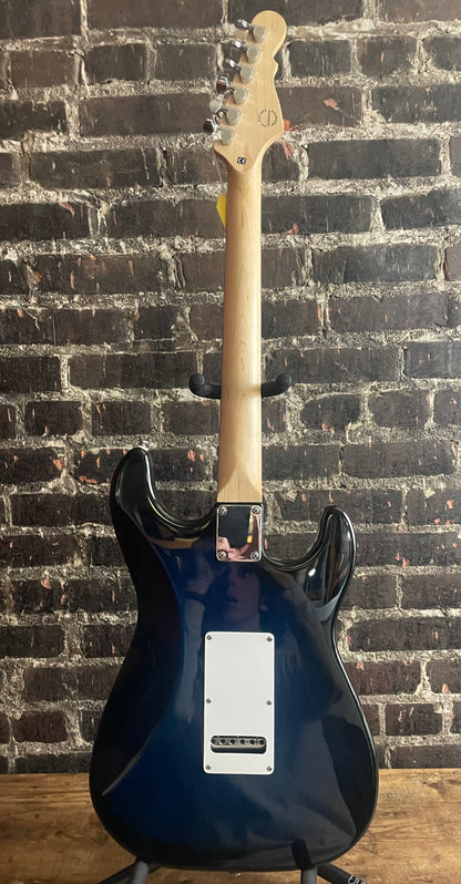 2015 Left Handed G&L Tribute Legacy- Electric Guitar Blue Burst (USED)