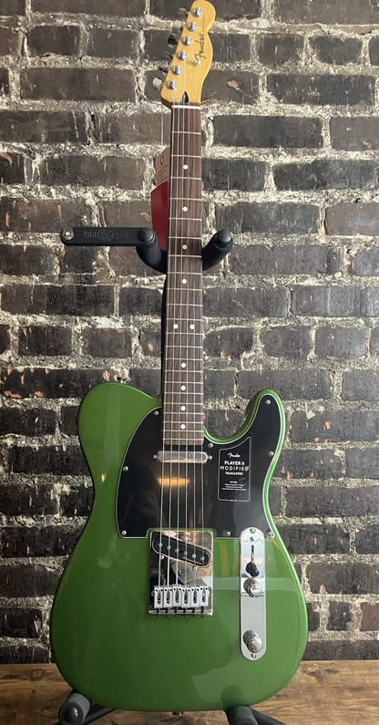 Fender Player II Modified Telecaster Electric Guitar - Harvest Green Metallic, Rosewood Fingerboard