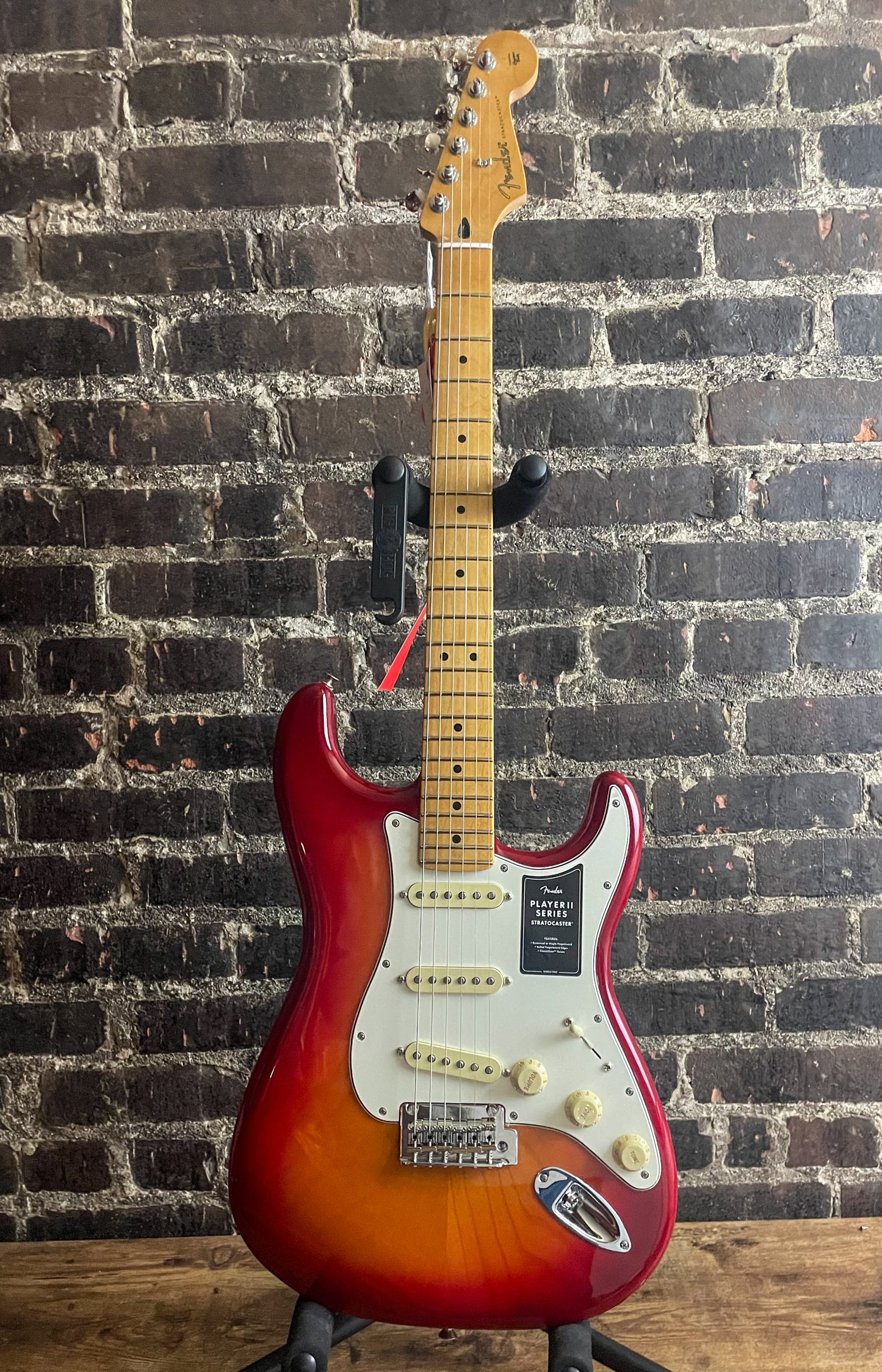 Fender Player II Stratocaster Electric Guitar - Aged Cherry Burst with Maple Fingerboard