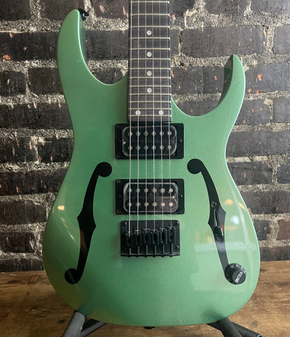 Ibanez Paul Gilbert Signature Mikro PGMM21 Electric Guitar - Metallic Light Green