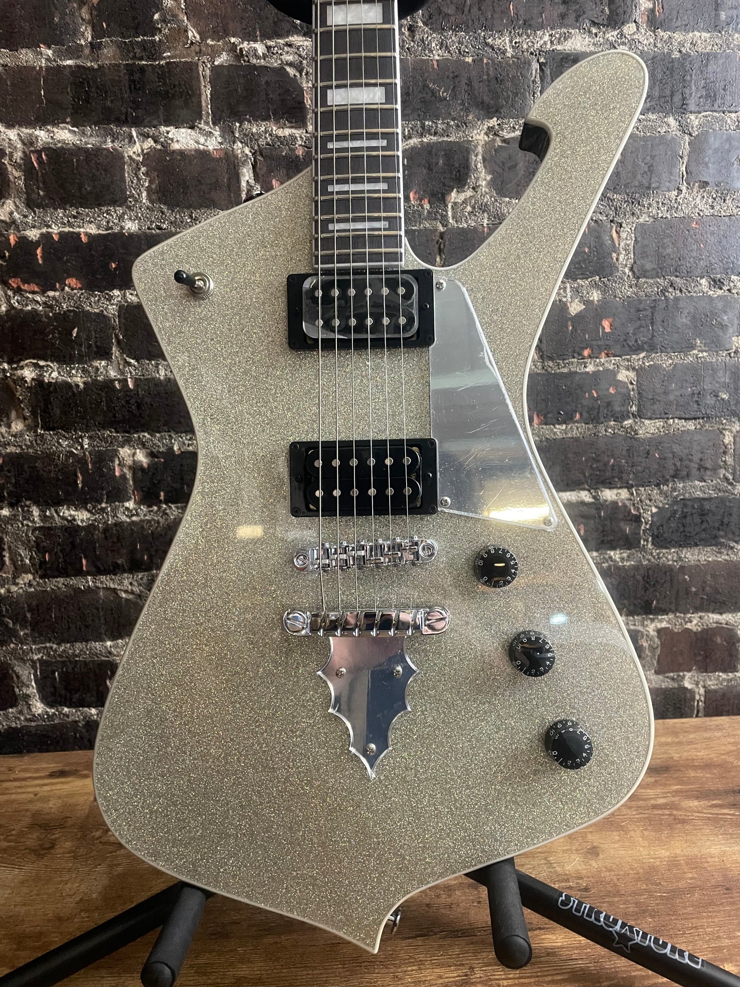 Ibanez PS60 Paul Stanley Signature Electric Guitar- Silver Sparkle