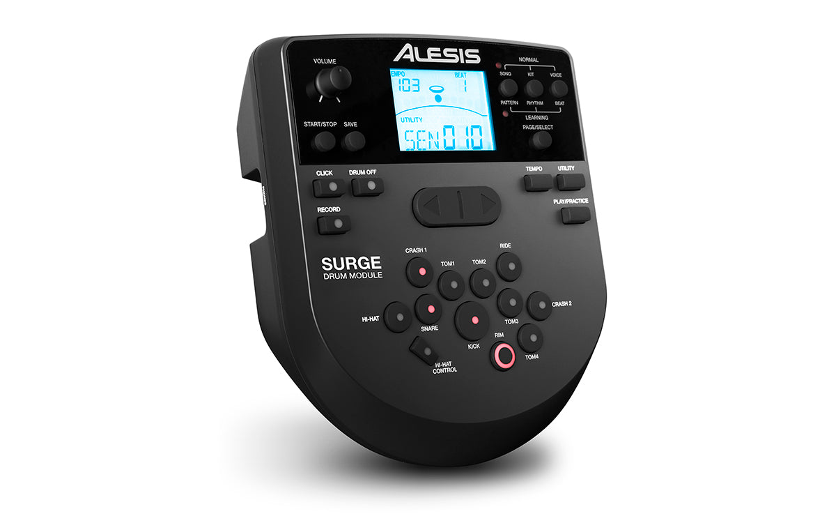 Bęben elektroniczny Alesis Surge z naciągiem siatkowymBęben elektroniczny Alesis Surge z naciągiem siatkowym  