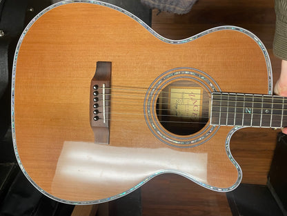 2022 Zager ZAD80CE Acoustic Electric Pro Series Smaller “OM” Size (USED)