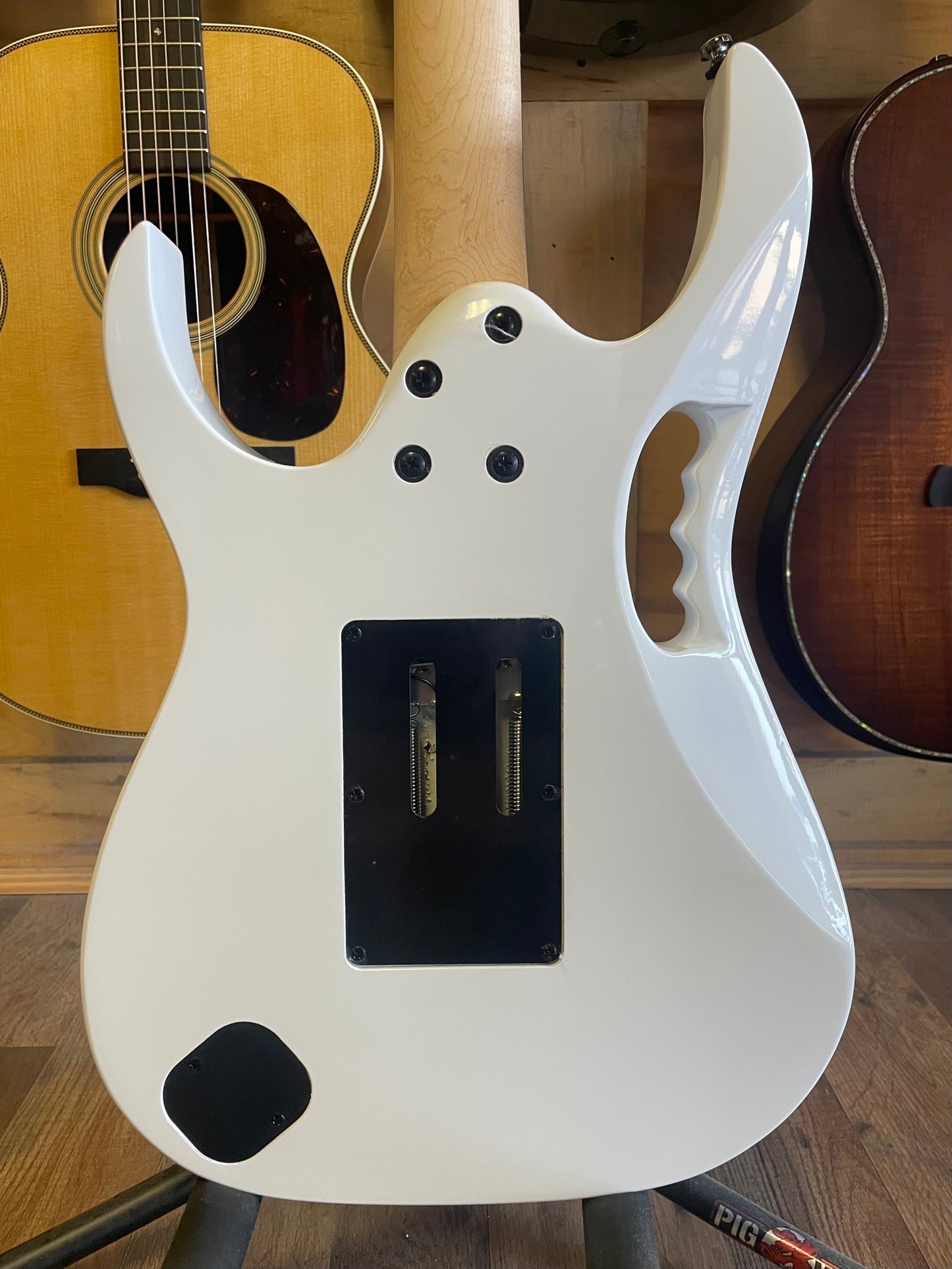 Ibanez JEMJR Steve Vai Signature JEM Series Electric Guitar White (NEW)
