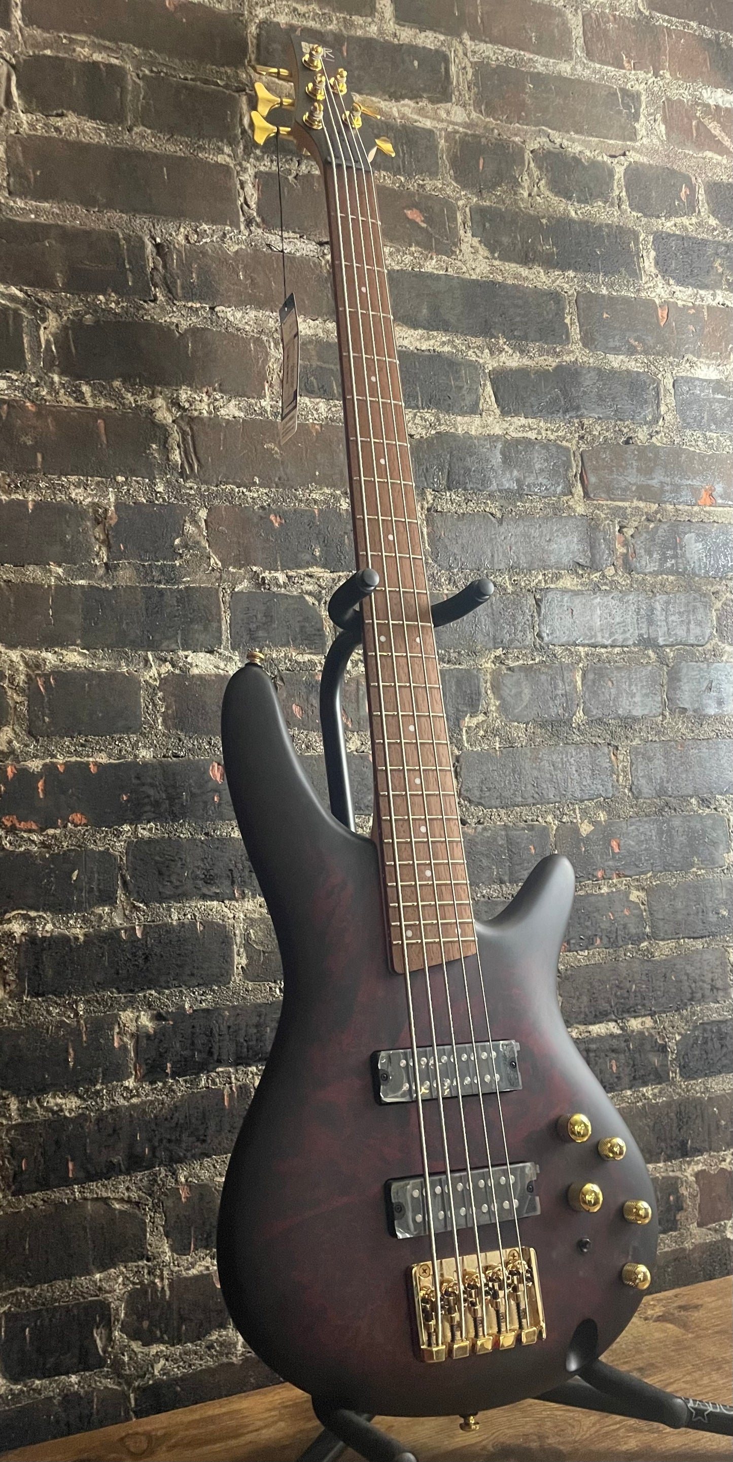 Ibanez SR300EDX Electric Bass Guitar - Wine Red Frozen Matte