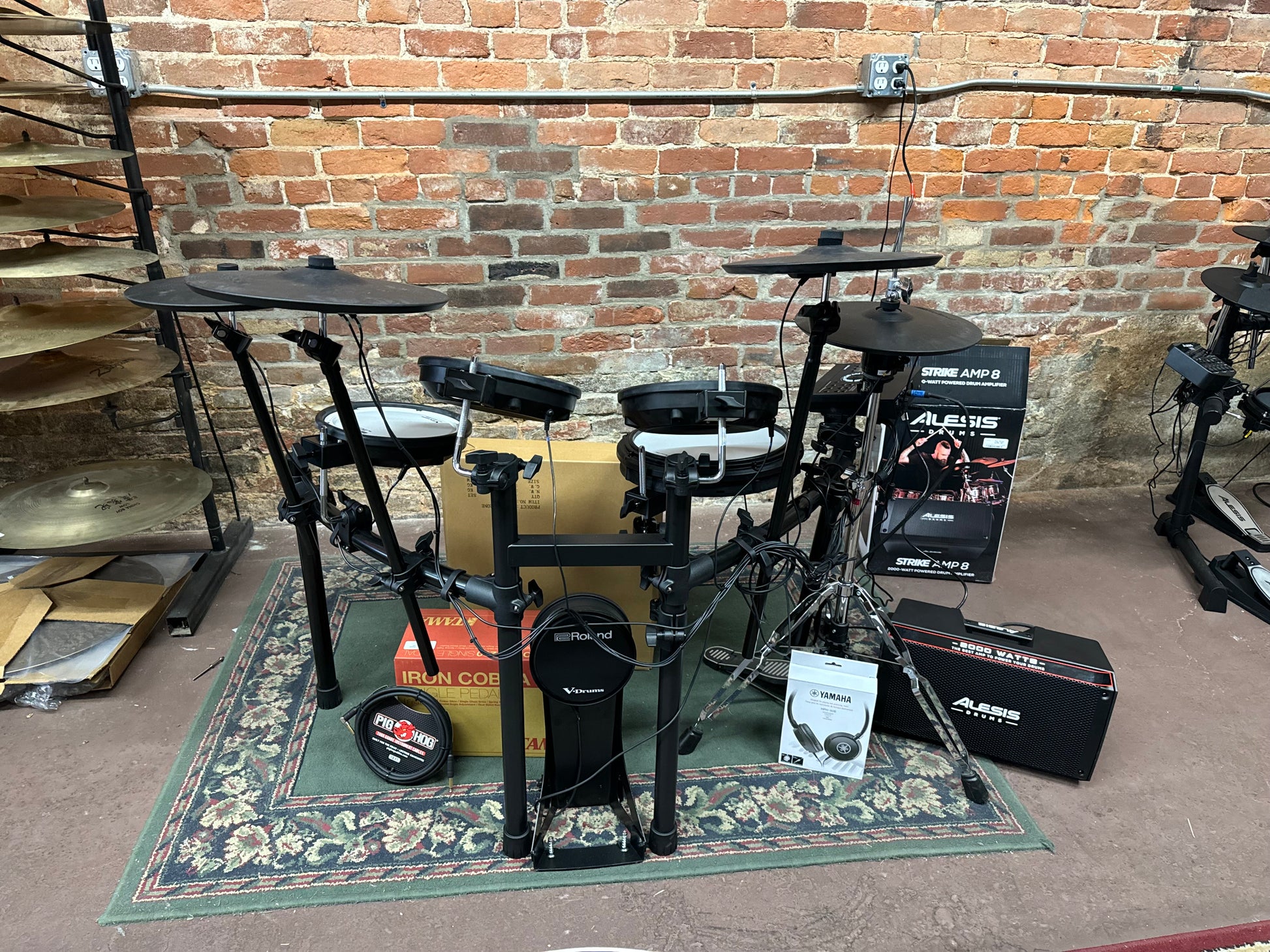 Roland TD17KVX VDrums Electronic Drum Set CHURCH BUNDLE Allen Music