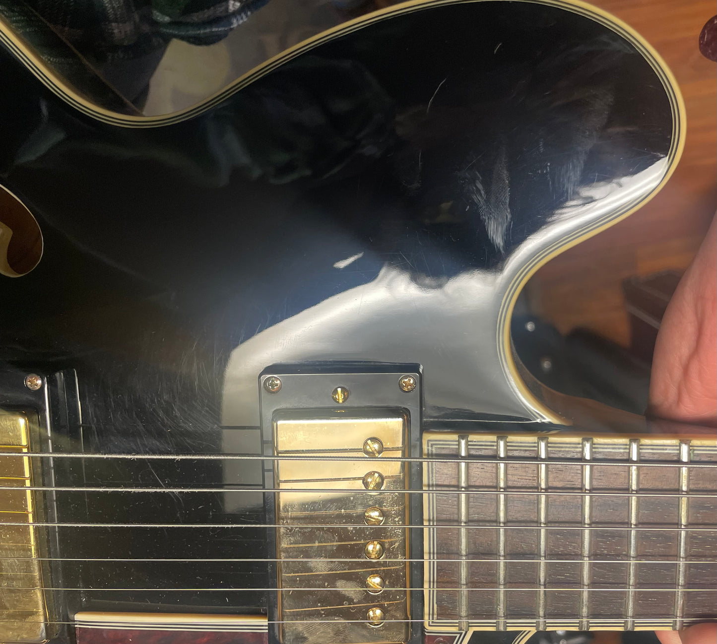 Factory 2nd Epiphone Sheraton II-Ebony (USED)