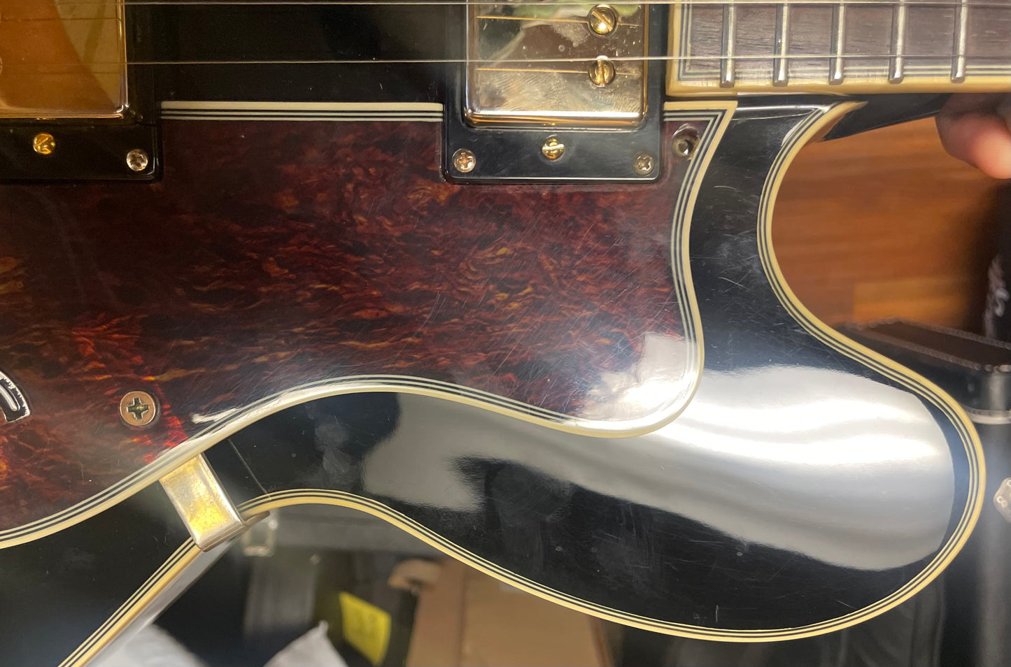 Factory 2nd Epiphone Sheraton II-Ebony (USED)