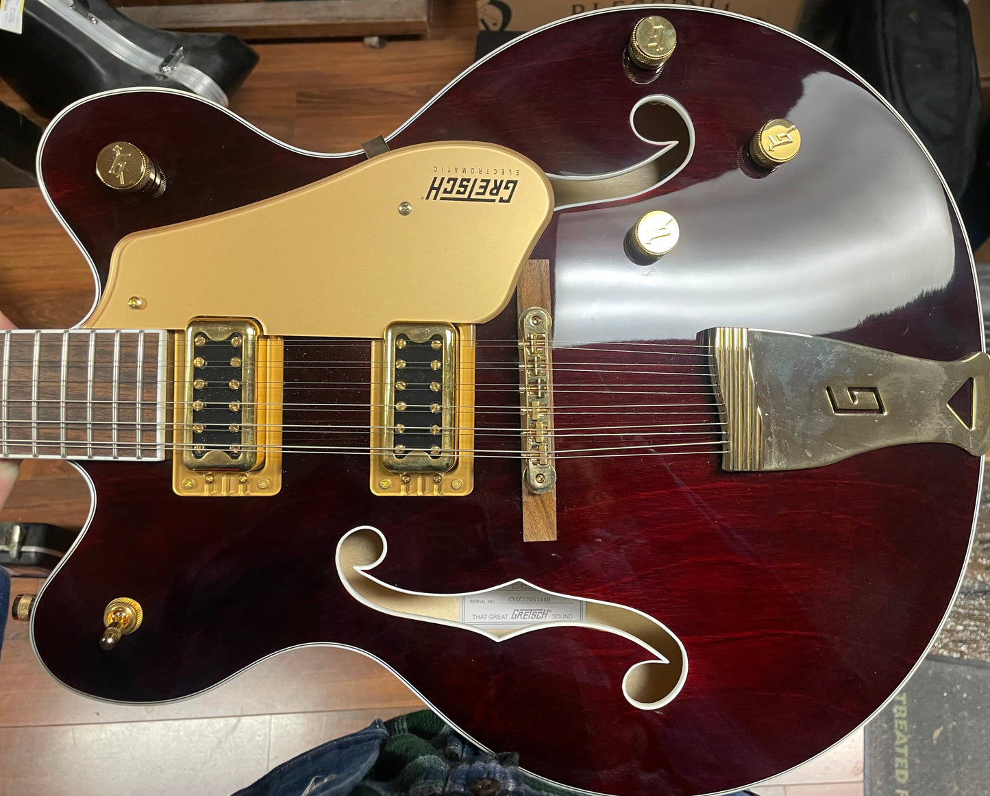 2022 Gretsch G5422G-12 Electromatic Hollowbody 12-string - Walnut Stain (USED)