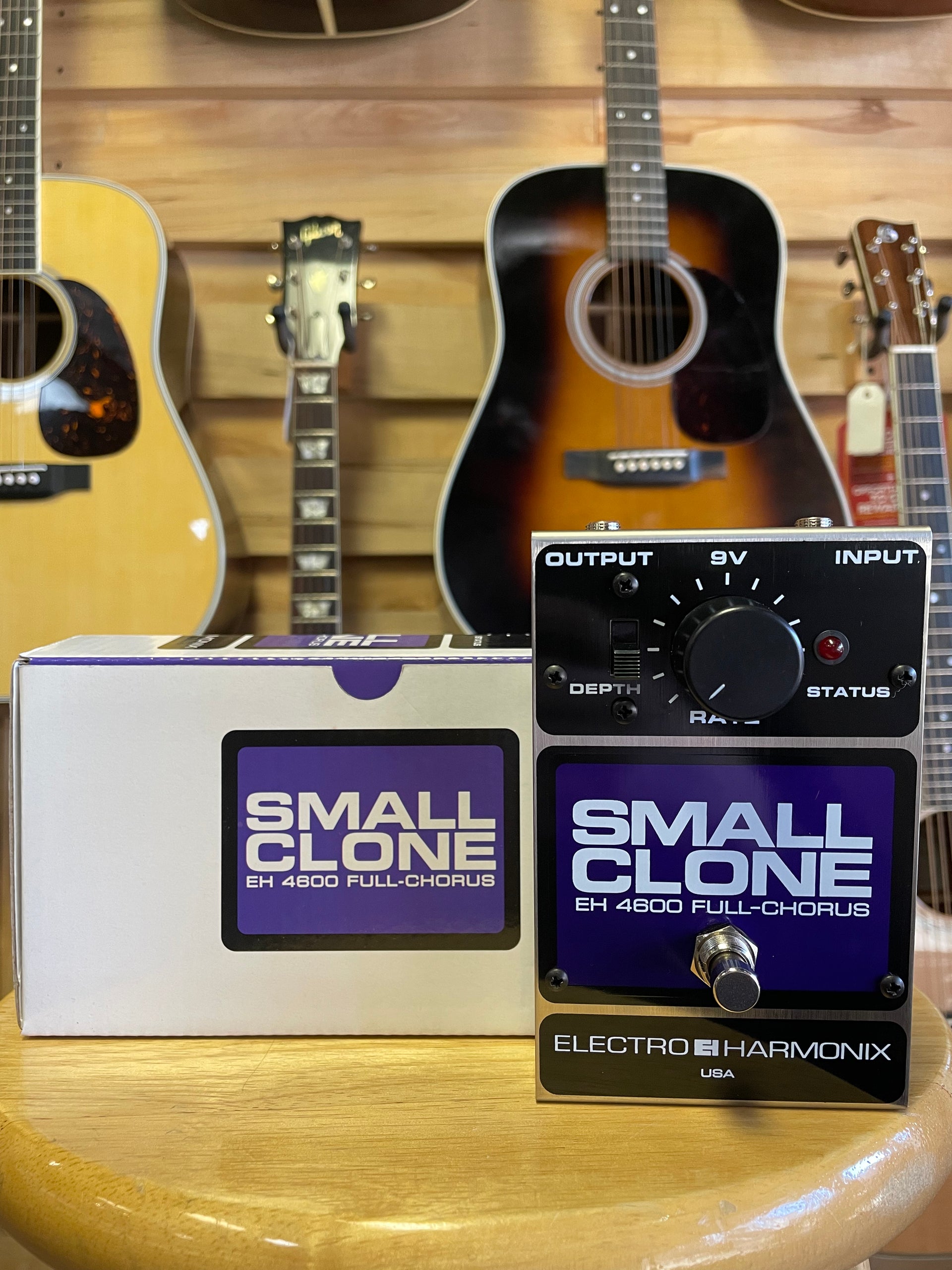 small clone guitar pedal Electro-Harmonix Small Clone Analog Chorus Pedal – Allen Music Shop
