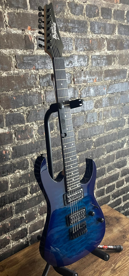 Ibanez Gio GRG7221QA Electric Guitar - Transparent Blue Burst