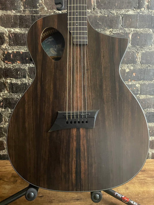 2020 Michael Kelly Forte Exotic Java Ebony Acoustic Electric Guitar (USED)