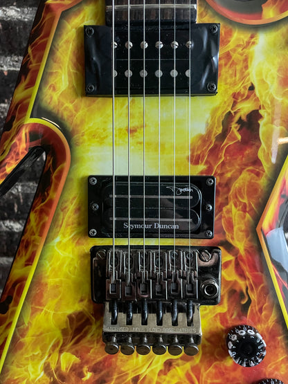 2010 Dean Dimebag Darrell Razorback- Explosion (USED)