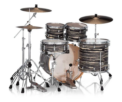 Pearl Decade Maple 5-piece Shell Pack - Black Satin Marble