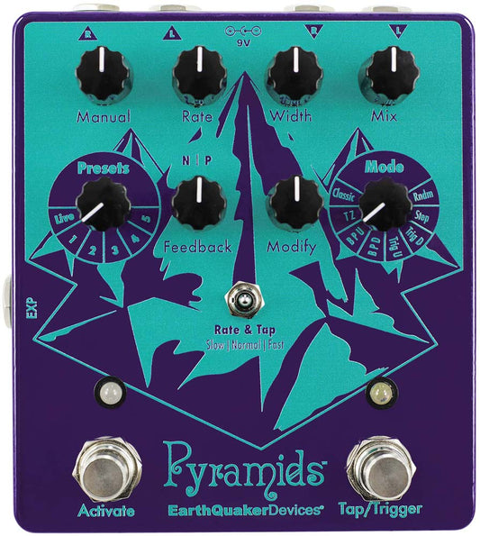 EarthQuaker Devices Pyramids Stereo Flange Pedal