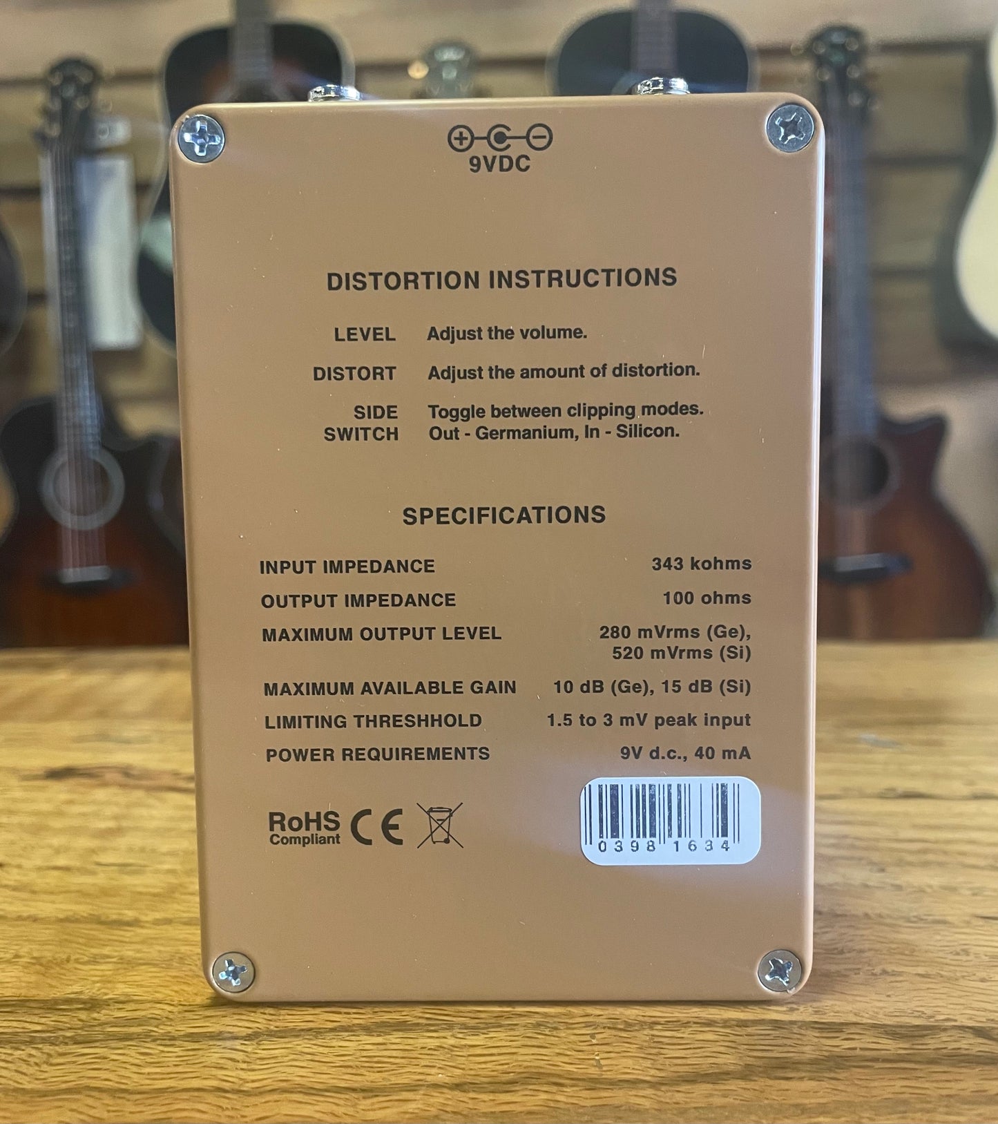 Ross Distortion Guitar Effects Pedal (NEW)