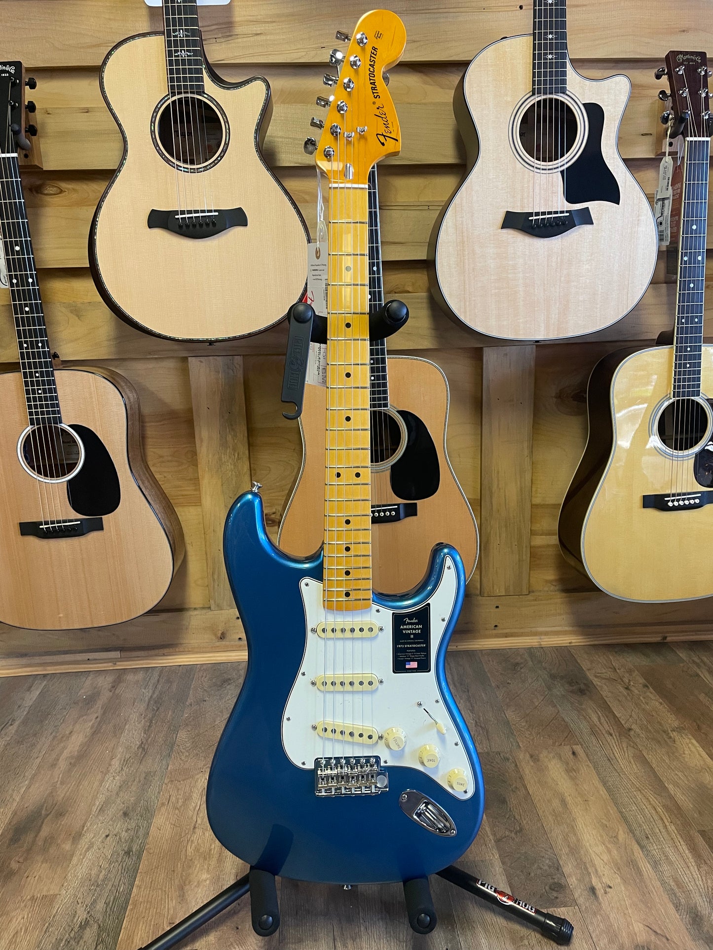 Fender American Vintage II 1973 Stratocaster Electric Guitar - Lake Placid Blue (NEW)
