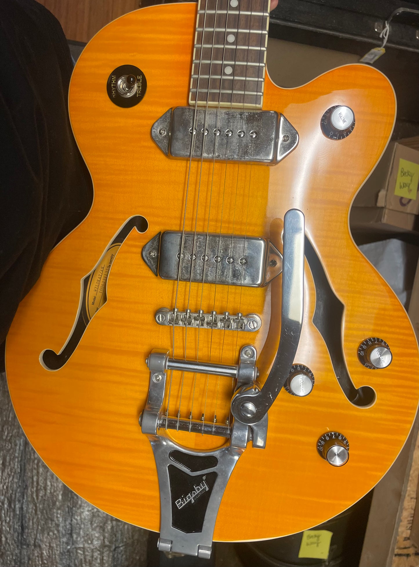2010 Epiphone Wildkat - Sunrise Orange (USED)