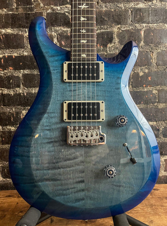 PRS S2 Custom 24 Electric Guitar - Faded Gray Black Blue Burst