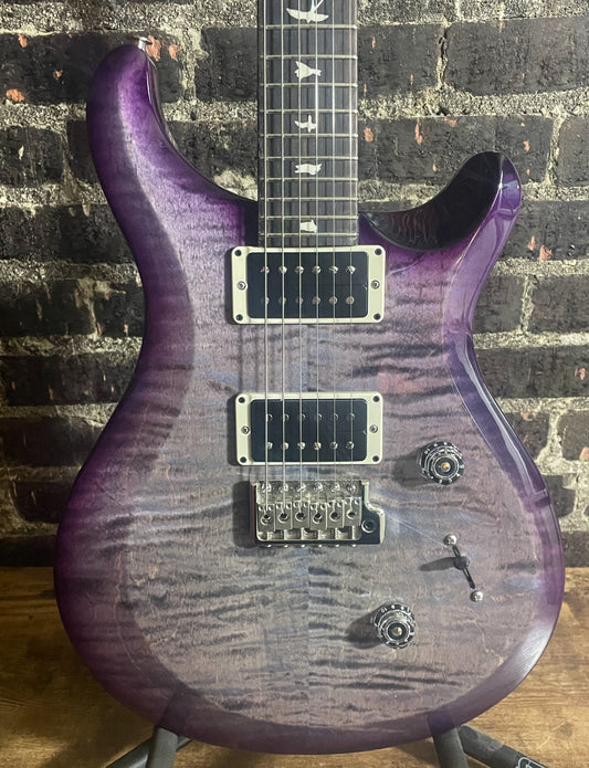 PRS S2 Custom 24 Electric Guitar - Faded Gray Black Purple Burst