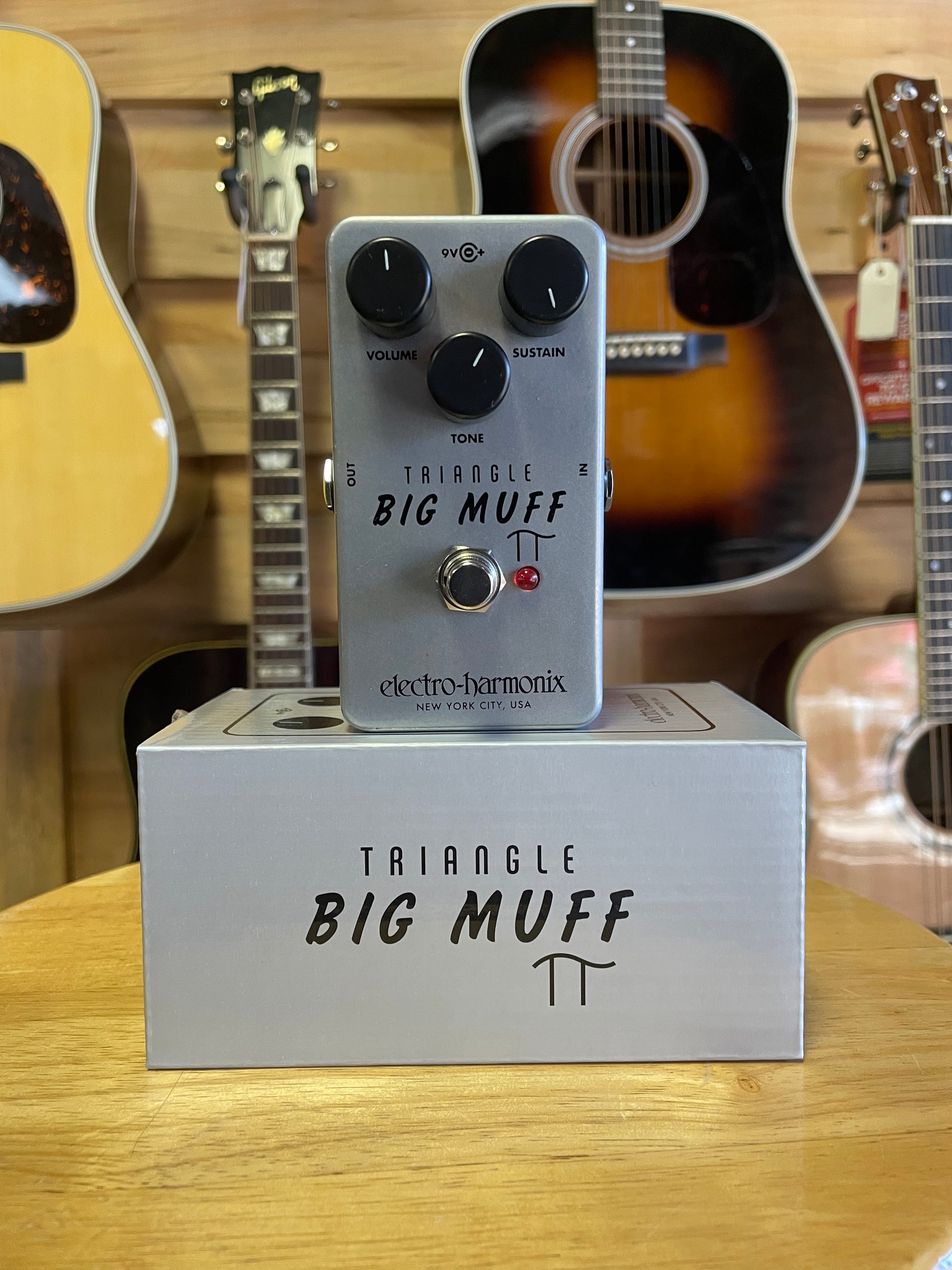 Electro-Harmonix Triangle Big Muff Reissued Fuzz Pedal (NEW