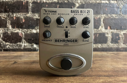 Behringer BDI21 V-Tone Bass Driver DI Pedal (USED)