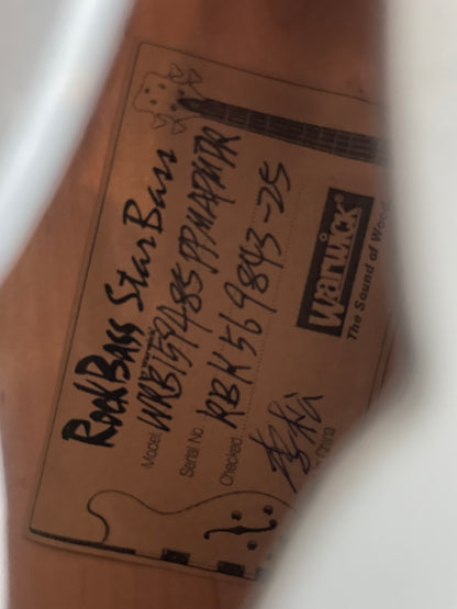 Warwick RockBass Star Bass 4-string Hollowbody Electric Bass - Daphne Blue