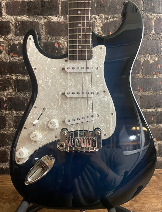 2015 Left Handed G&L Tribute Legacy- Electric Guitar Blue Burst (USED)