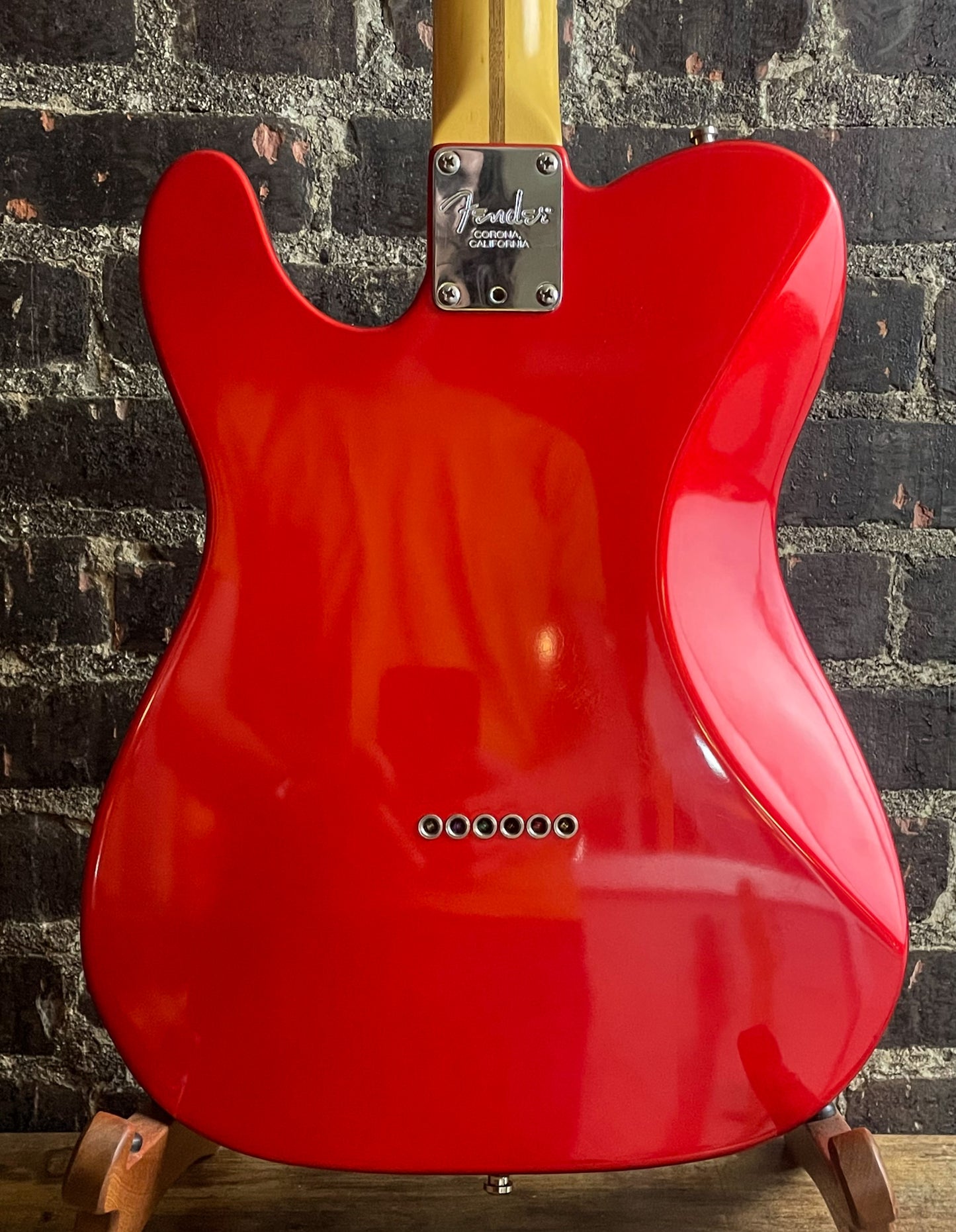 2002 American Deluxe Telecaster-Chrome Red (USED)