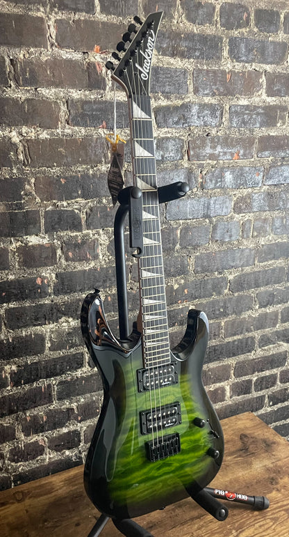 Jackson JS Series Dinky Arch Top JS32Q DKA HT Electric Guitar - Transparent Green Burst