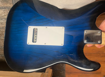 2015 Left Handed G&L Tribute Legacy- Electric Guitar Blue Burst (USED)