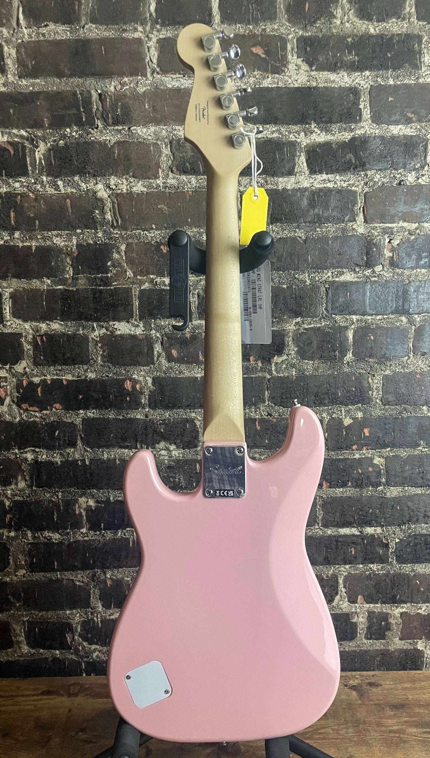 Squier Mini Stratocaster Electric Guitar - Shell Pink with Laurel Fingerboard