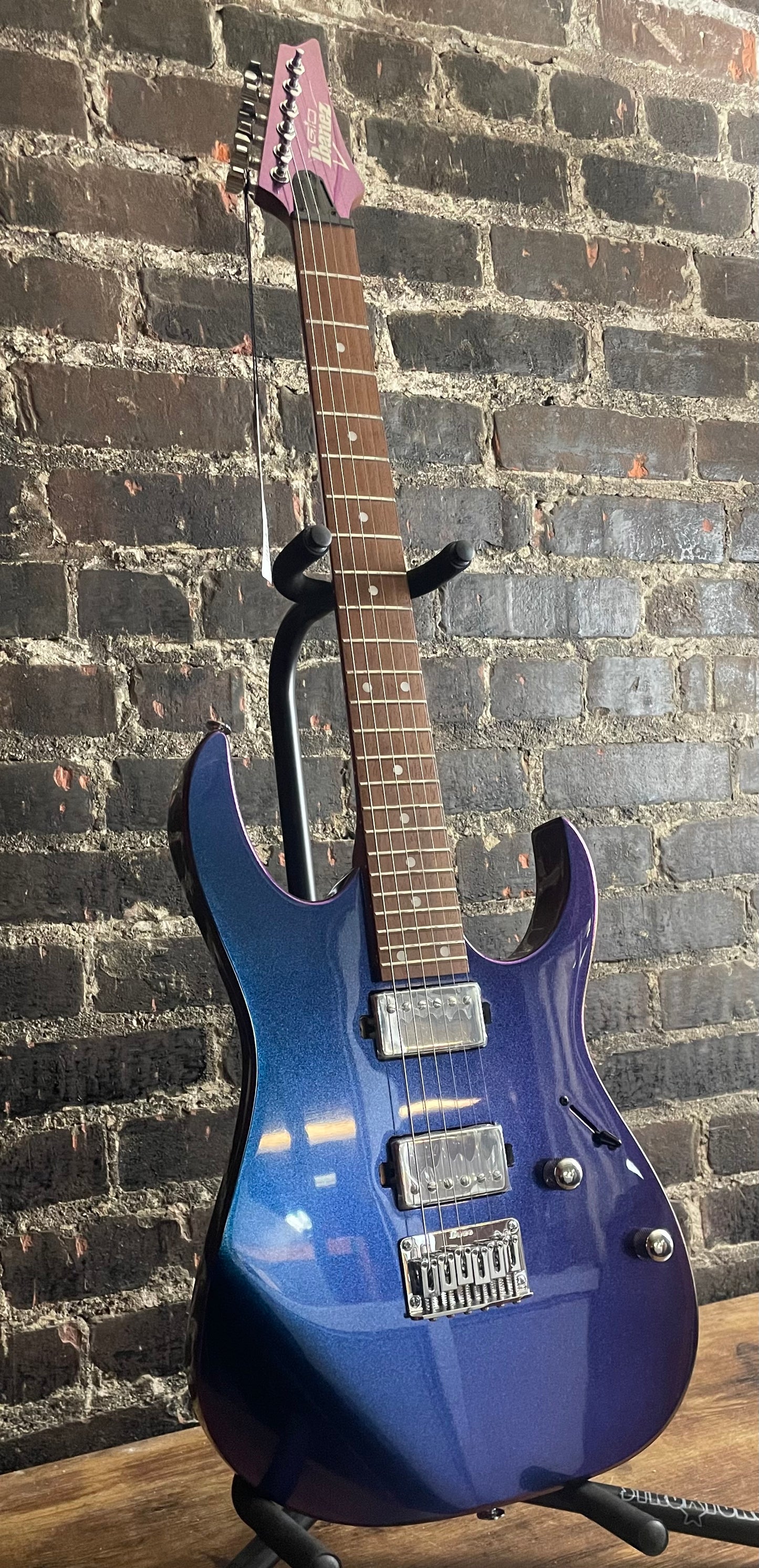 Ibanez GIO GRG121SP Electric Guitar - Blue Metal Chameleon