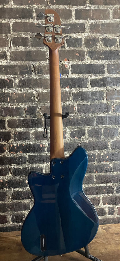 Ibanez Talman Bass Standard - Cosmic Blue Starburst