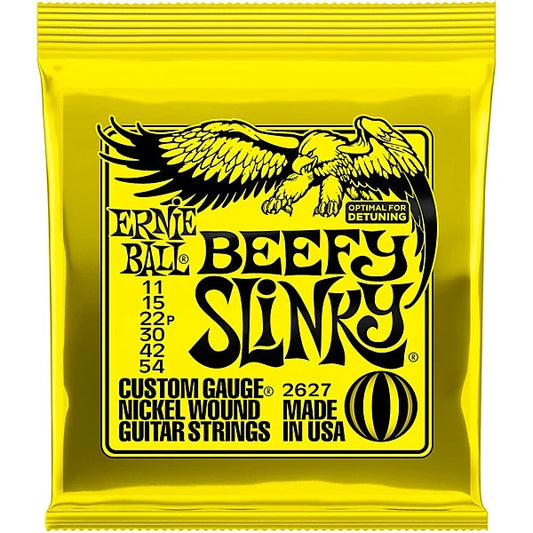 Ernie Ball 2627 Nickel Beefy Slinky Drop Tuning Electric Guitar Strings