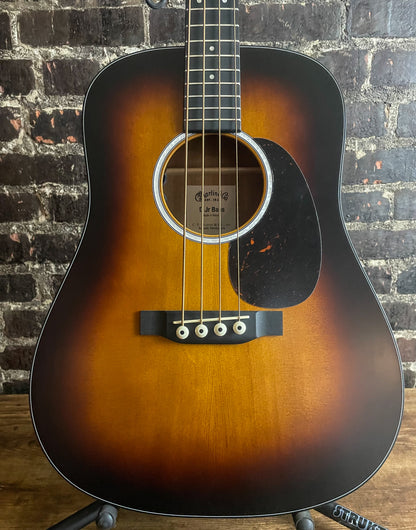 Martin D Jr-10E Acoustic-electric Bass Guitar - Burst