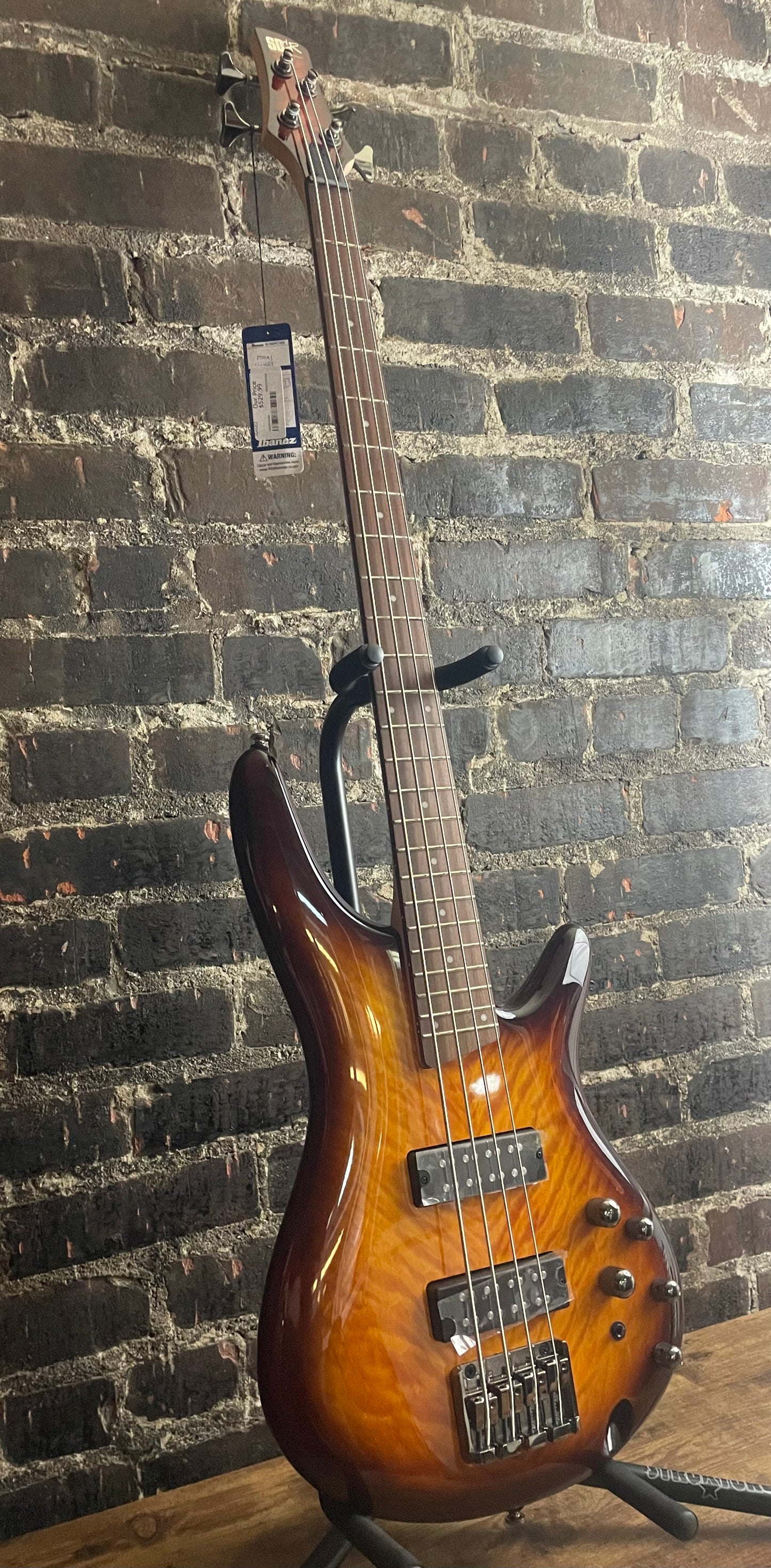 Ibanez Standard SR400EQM Bass Guitar - Dragon Eye Burst