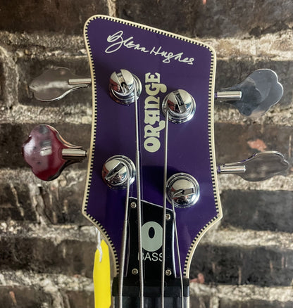 Orange Glenn Hughes Signature Purple O Electric Bass Guitar