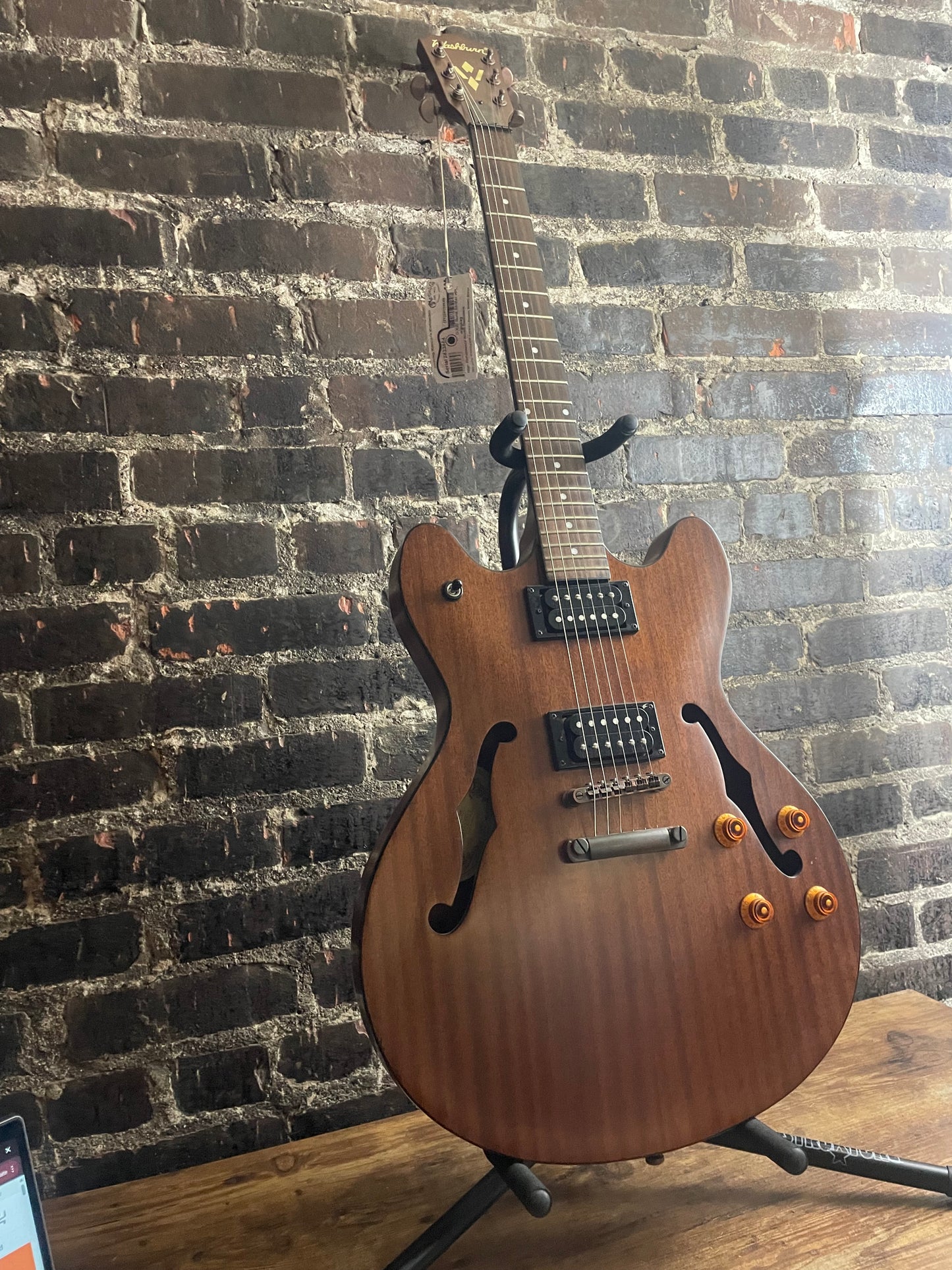 Washburn HB32DM Hollowbody Electric - Distressed Matte (USED)