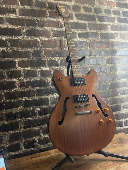 Washburn HB32DM Hollowbody Electric - Distressed Matte (USED)