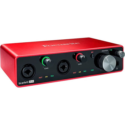 Focusrite Scarlett 4i4 USB Audio Interface (Gen 3)